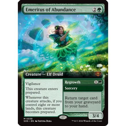 Emeritus of Abundance (Extended Art) (SOS-339) - Secrets of Strixhaven