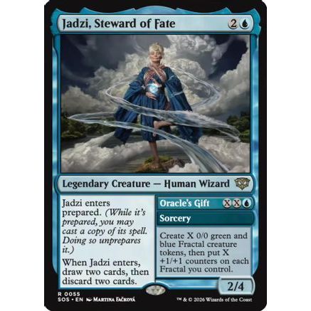 Jadzi, Steward of Fate (SOS-055) - Secrets of Strixhaven