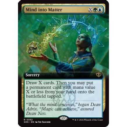 Mind into Matter (Extended Art) (SOS-352) - Secrets of Strixhaven
