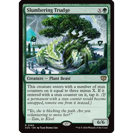 Slumbering Trudge (SOS-160) - Secrets of Strixhaven Foil