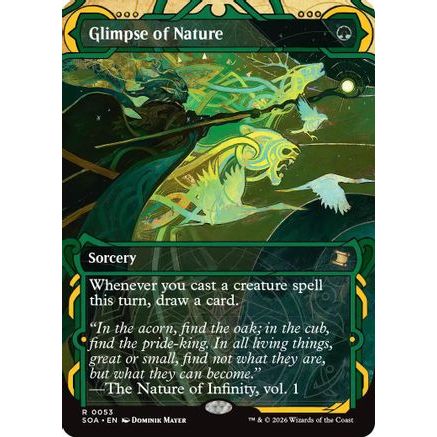 Glimpse of Nature (SOA-053) - Secrets of Strixhaven: Mystical Archive Foil