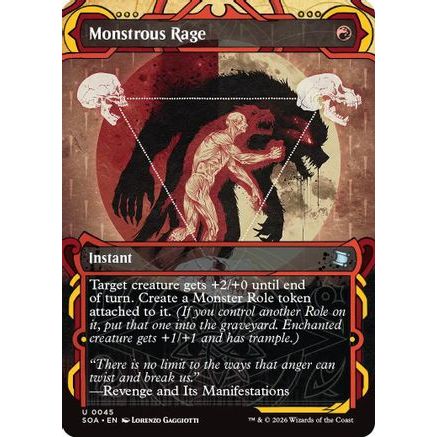 Monstrous Rage (SOA-045) - Secrets of Strixhaven: Mystical Archive Foil