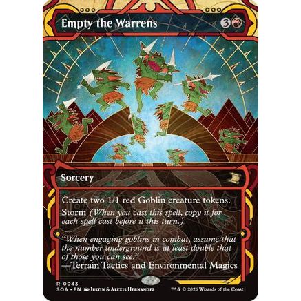 Empty the Warrens (SOA-043) - Secrets of Strixhaven: Mystical Archive Foil
