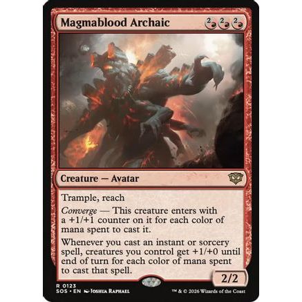 Magmablood Archaic (SOS-123) - Secrets of Strixhaven Foil