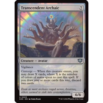Transcendent Archaic (SOS-005) - Secrets of Strixhaven