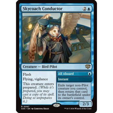 Skycoach Conductor (SOS-067) - Secrets of Strixhaven Foil