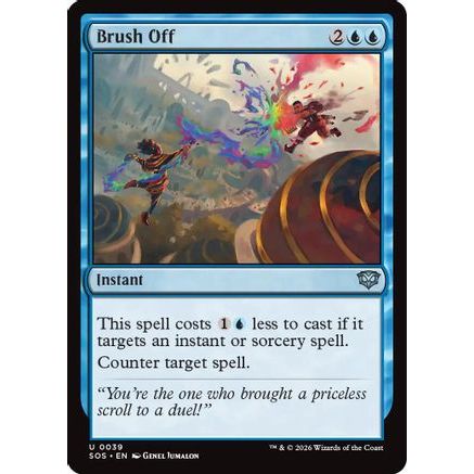 Brush Off (SOS-039) - Secrets of Strixhaven Foil