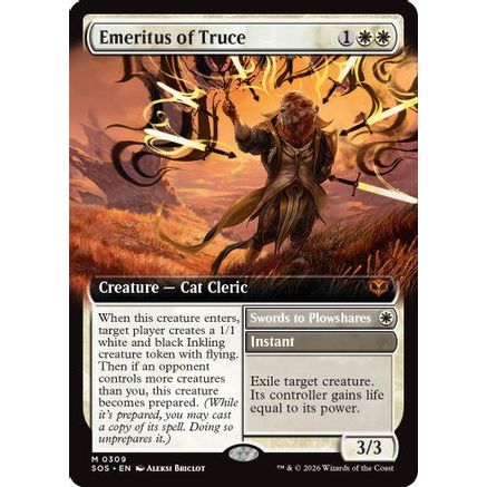 Emeritus of Truce (Extended Art) (SOS-309) - Secrets of Strixhaven Foil