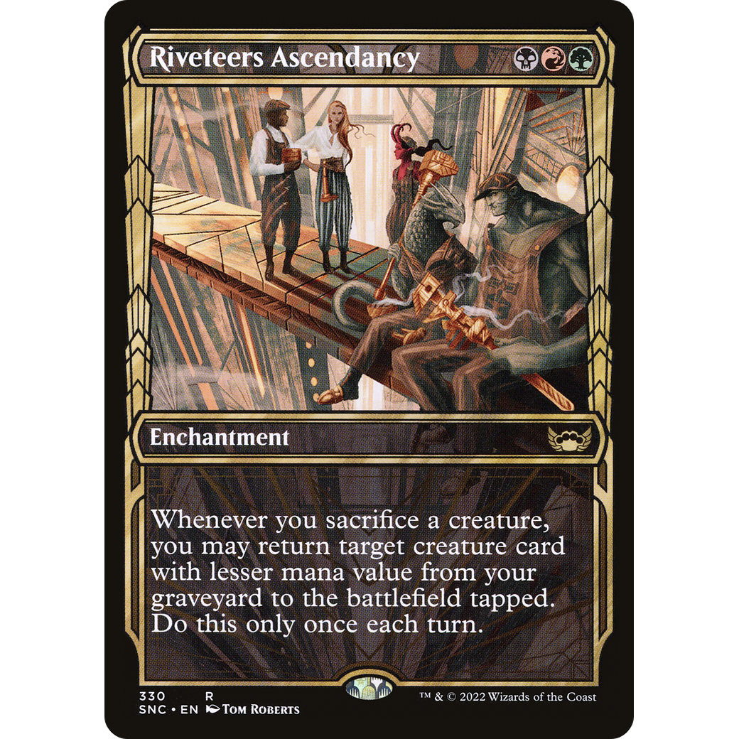 Riveteers Ascendancy (Showcase) (SNC-330) - Streets of New Capenna: (Showcase) Foil