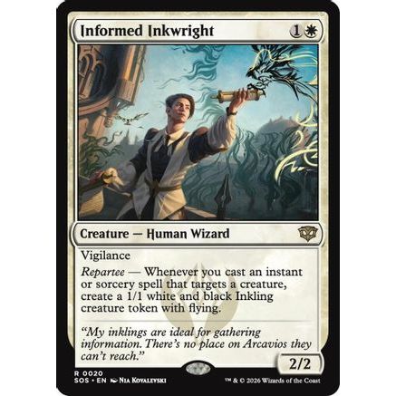 Informed Inkwright (SOS-020) - Secrets of Strixhaven Foil