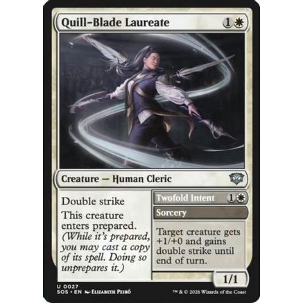 Quill-Blade Laureate (SOS-027) - Secrets of Strixhaven