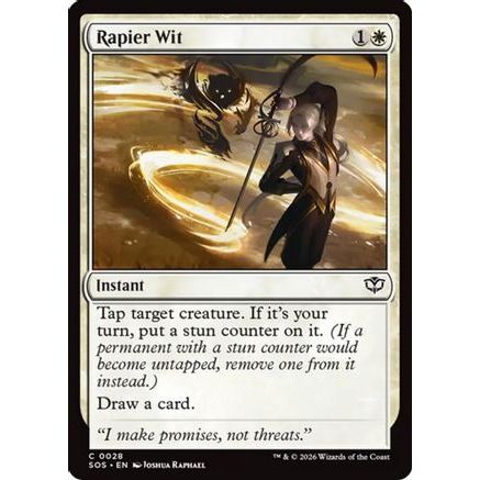 Rapier Wit (SOS-028) - Secrets of Strixhaven Foil
