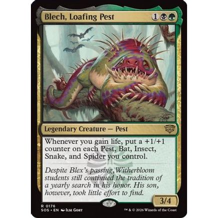 Blech, Loafing Pest (SOS-176) - Secrets of Strixhaven
