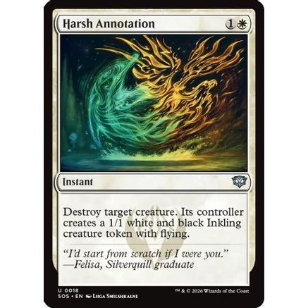 Harsh Annotation (SOS-018) - Secrets of Strixhaven