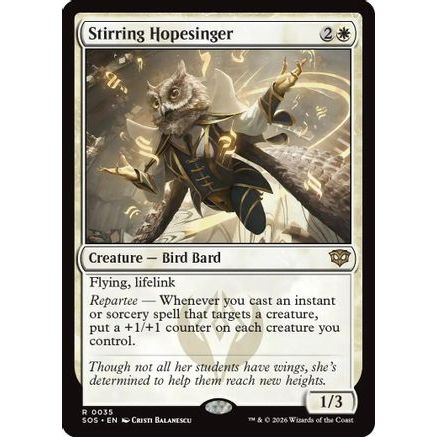 Stirring Hopesinger (SOS-035) - Secrets of Strixhaven Foil