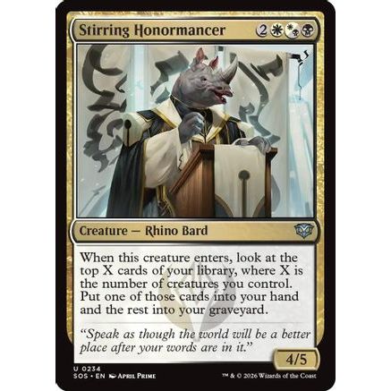 Stirring Honormancer (SOS-234) - Secrets of Strixhaven