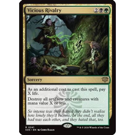 Vicious Rivalry (SOS-241) - Secrets of Strixhaven Foil
