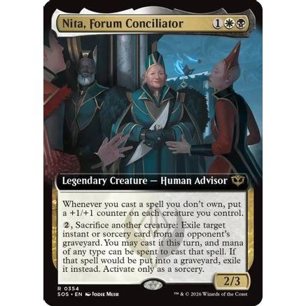 Nita, Forum Conciliator (Extended Art) (SOS-354) - Secrets of Strixhaven Foil