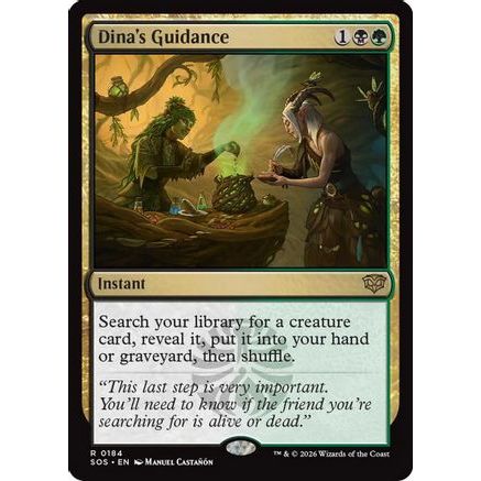 Dina's Guidance (SOS-184) - Secrets of Strixhaven Foil