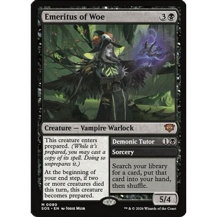 Emeritus of Woe (SOS-080) - Secrets of Strixhaven