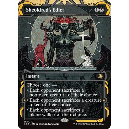 Sheoldred's Edict (SOA-032) - Secrets of Strixhaven: Mystical Archive Foil
