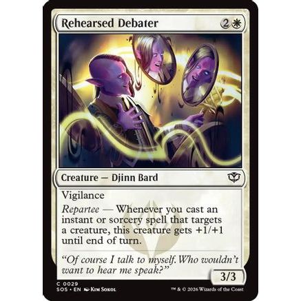 Rehearsed Debater (SOS-029) - Secrets of Strixhaven Foil