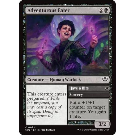 Adventurous Eater (SOS-072) - Secrets of Strixhaven Foil