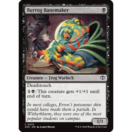 Burrog Banemaker (SOS-075) - Secrets of Strixhaven Foil