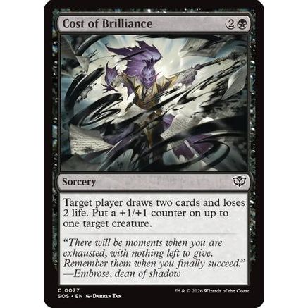 Cost of Brilliance (SOS-077) - Secrets of Strixhaven Foil