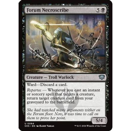 Forum Necroscribe (SOS-084) - Secrets of Strixhaven Foil