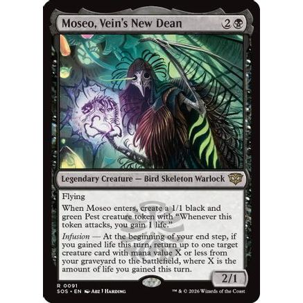 Moseo, Vein's New Dean (SOS-091) - Secrets of Strixhaven