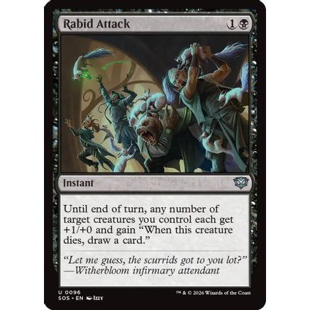 Rabid Attack (SOS-096) - Secrets of Strixhaven Foil