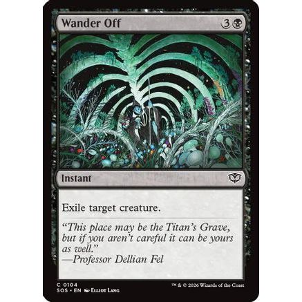 Wander Off (SOS-104) - Secrets of Strixhaven Foil