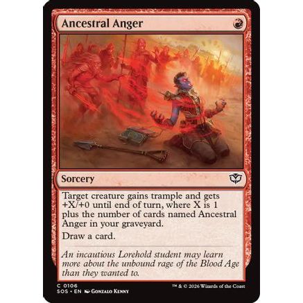 Ancestral Anger (SOS-106) - Secrets of Strixhaven