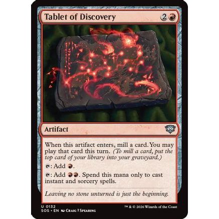 Tablet of Discovery (SOS-132) - Secrets of Strixhaven Foil