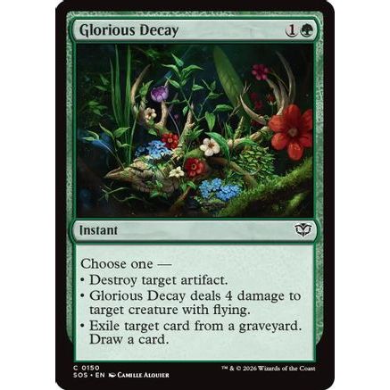 Glorious Decay (SOS-150) - Secrets of Strixhaven Foil