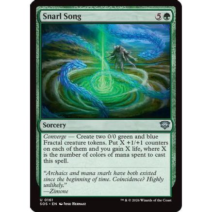 Snarl Song (SOS-161) - Secrets of Strixhaven Foil