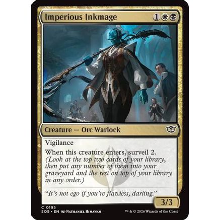 Imperious Inkmage (SOS-195) - Secrets of Strixhaven Foil