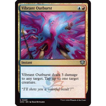 Vibrant Outburst (SOS-240) - Secrets of Strixhaven Foil