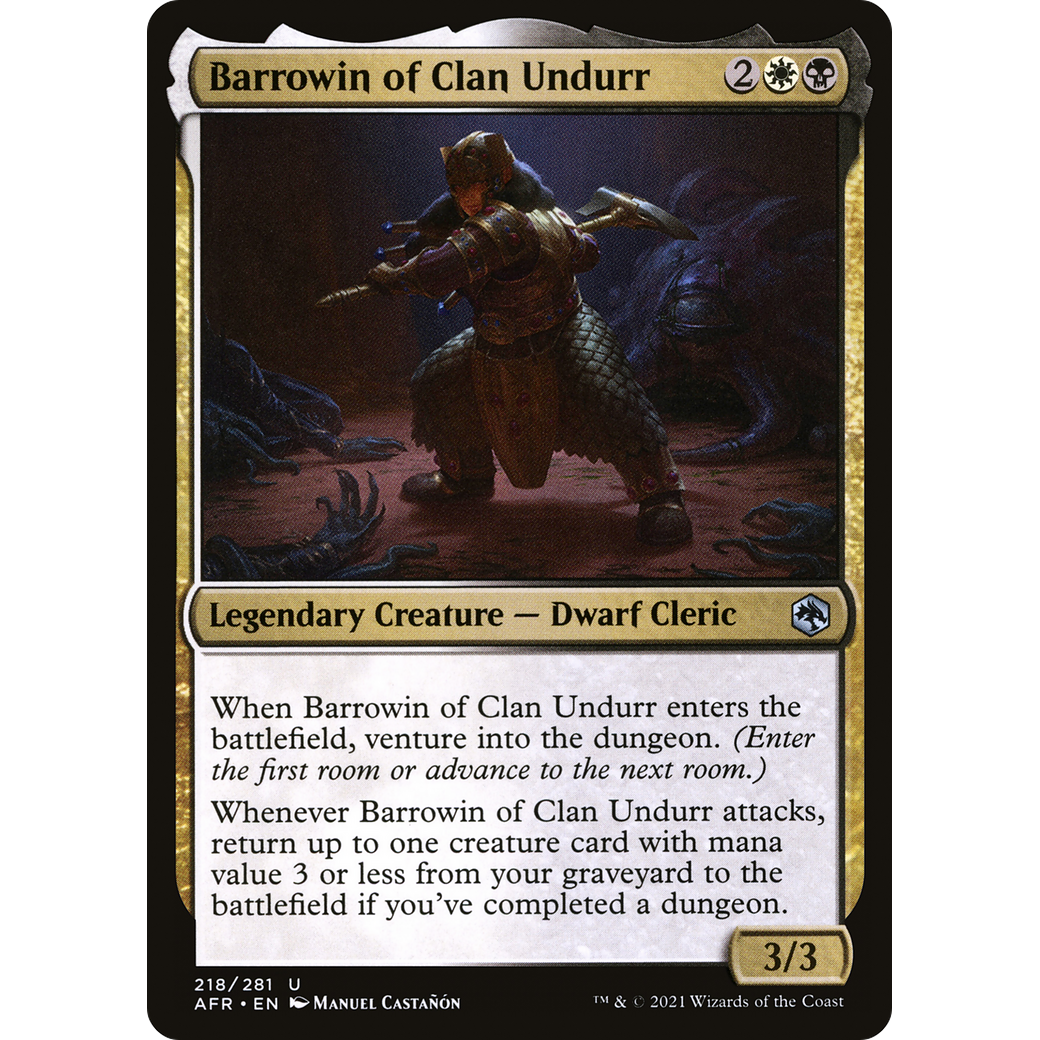 Barrowin of Clan Undurr (AFR-218) - Adventures in the Forgotten Realms Foil