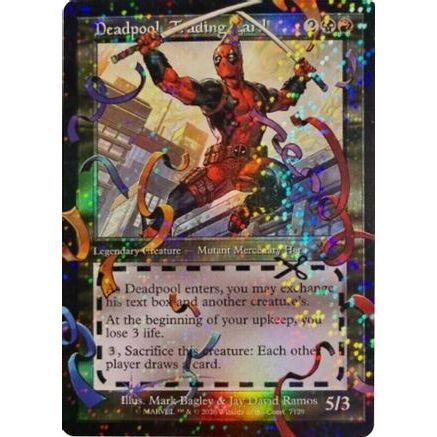 Deadpool, Trading Card (7129) (Pool Party Foil) (SLD-7129) - Secret Lair Drop Series Foil