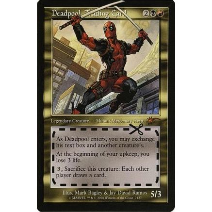 Deadpool, Trading Card (7127) (SLD-7127) - Secret Lair Drop Series