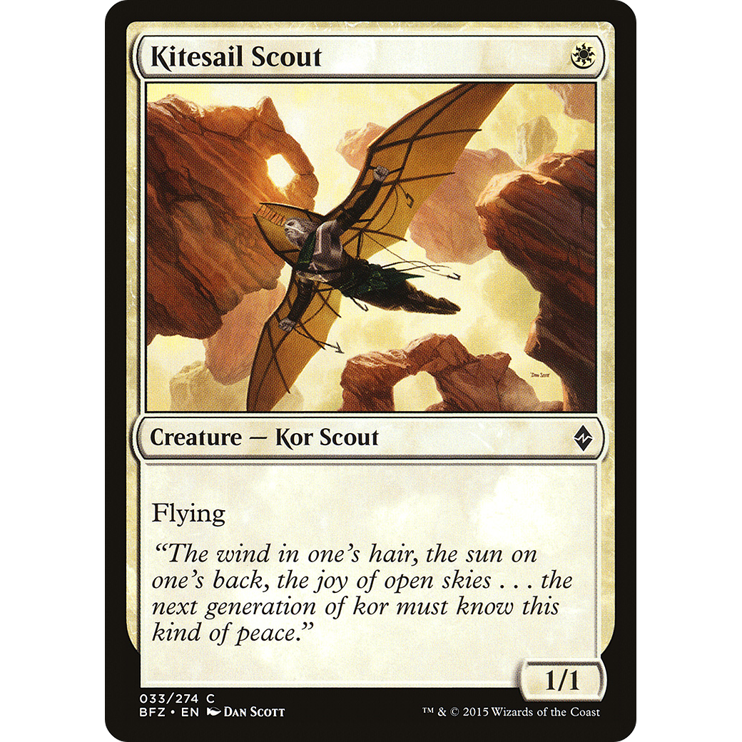 Kitesail Scout (BFZ-033) - Battle for Zendikar Foil