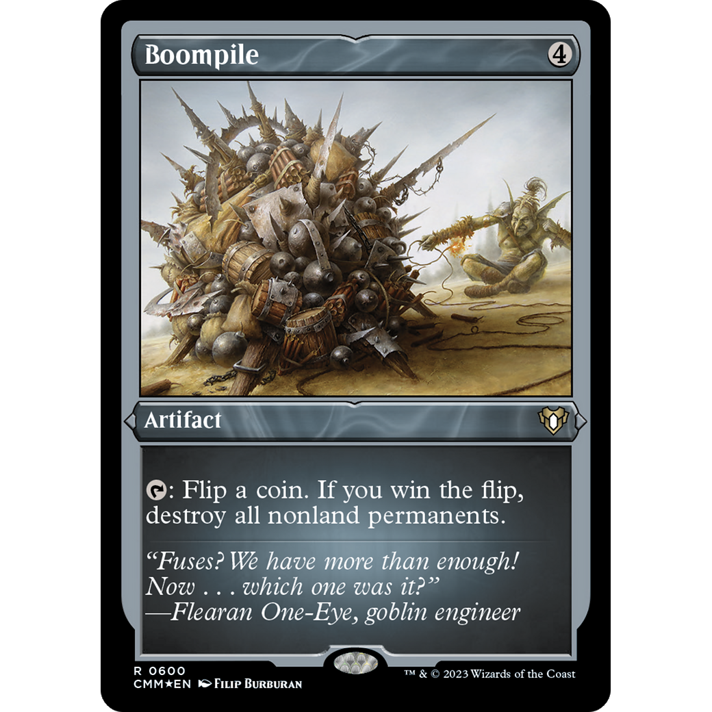 Boompile (CMM-600) - Commander Masters Etched Foil