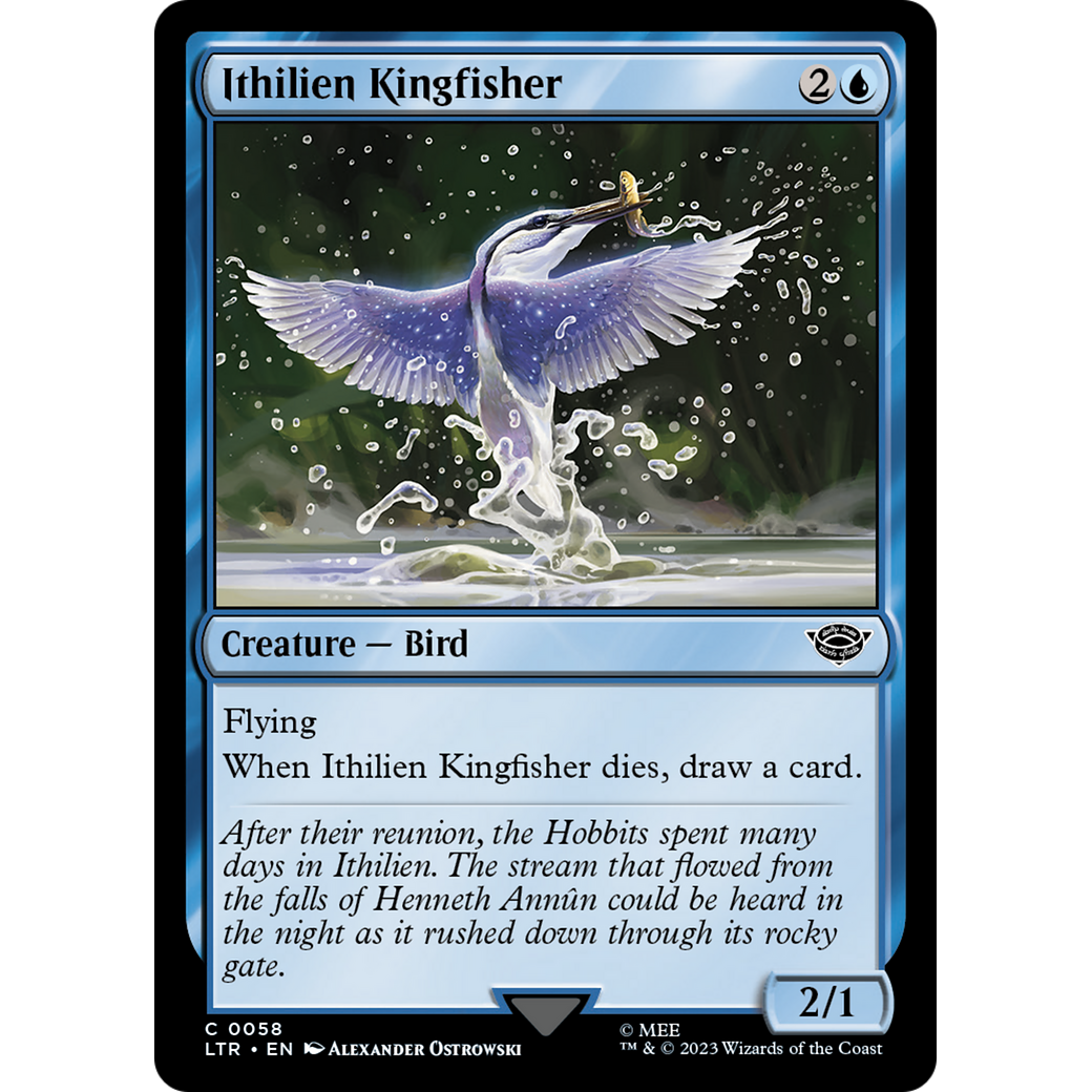Ithilien Kingfisher (LTR-058) - The Lord of the Rings: Tales of Middle-earth Foil