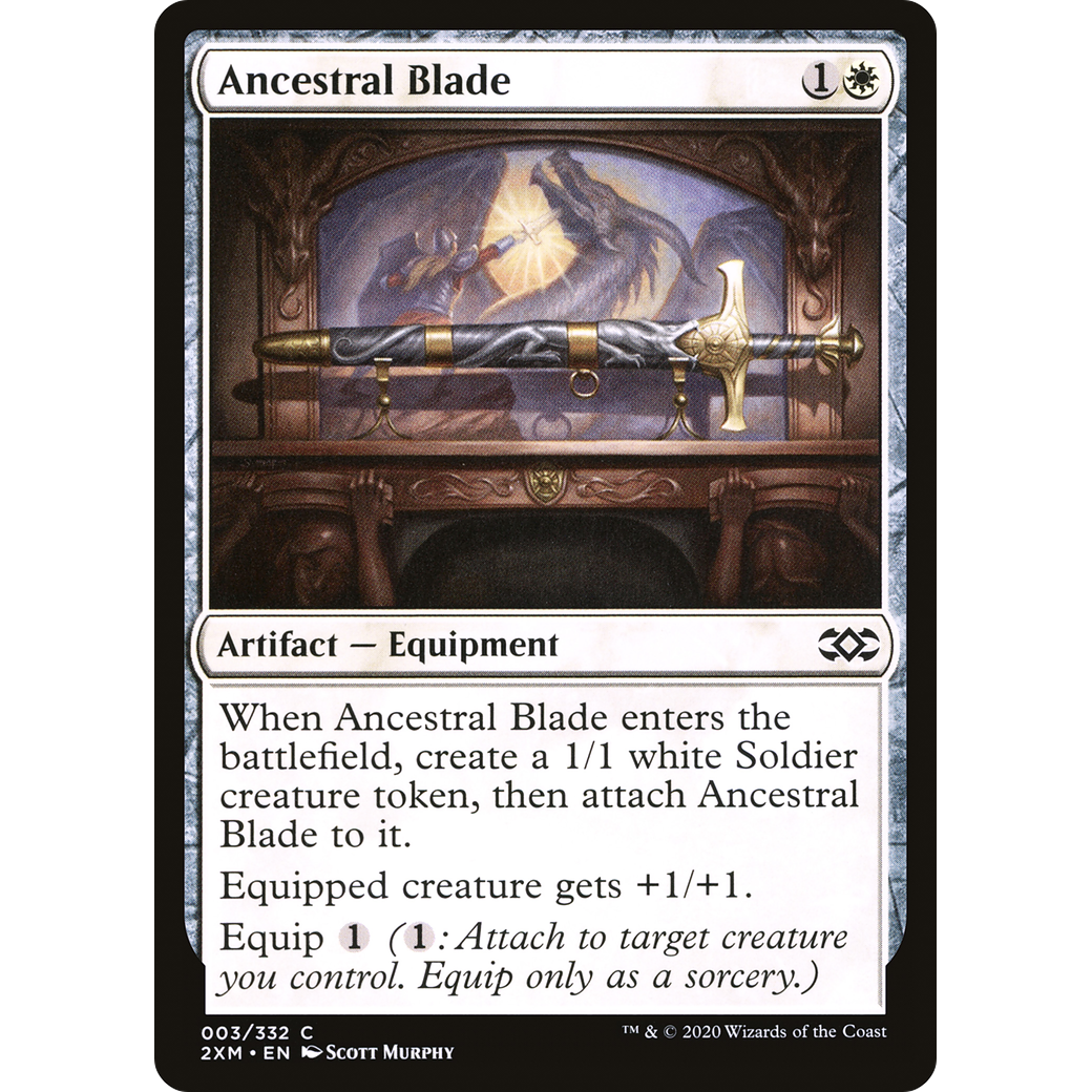 Ancestral Blade (2XM-003) - Double Masters Foil