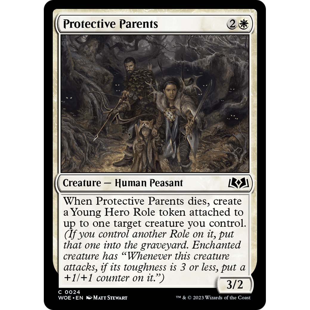 Protective Parents (WOE-024) - Wilds of Eldraine Foil