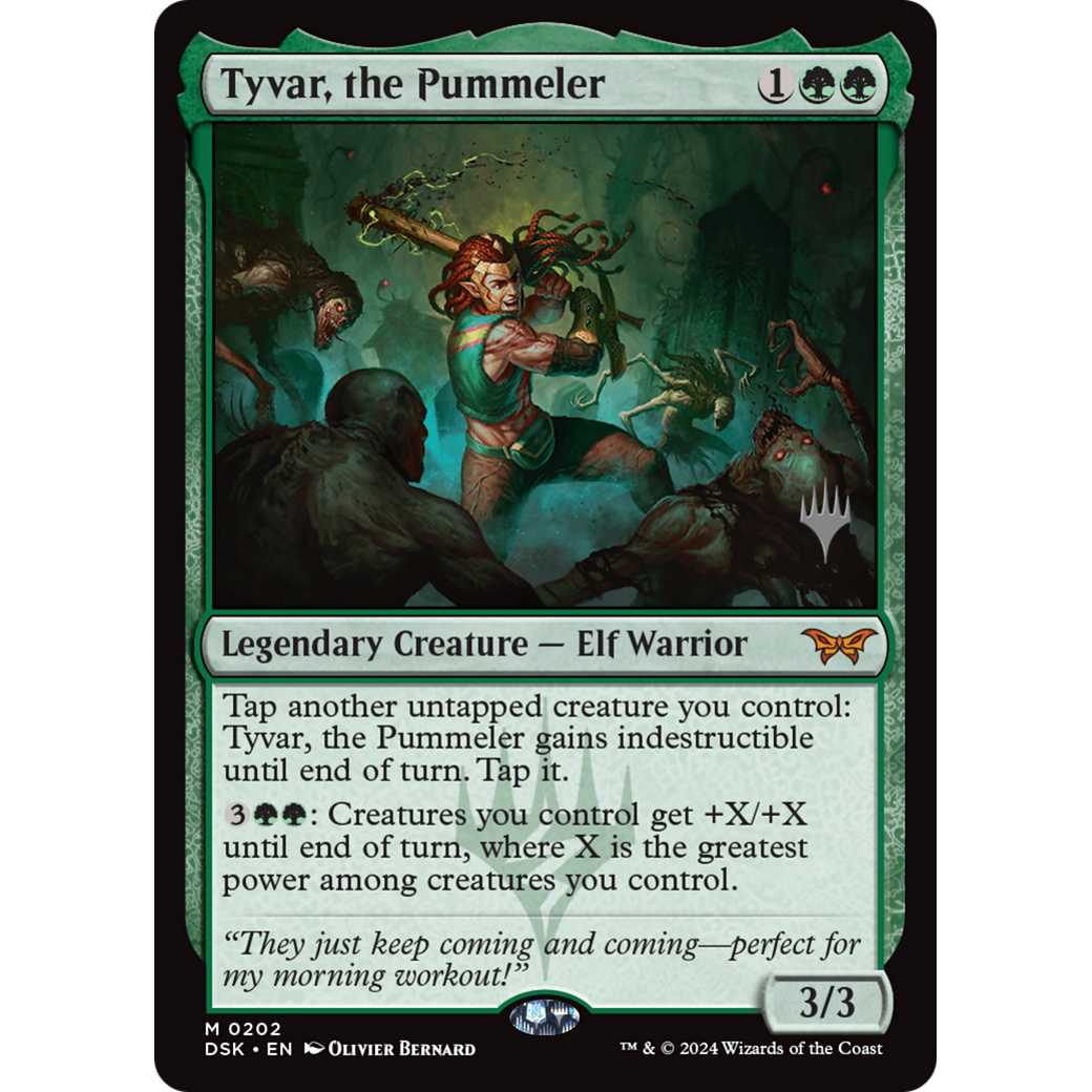 Tyvar, the Pummeler (PPDSK-202P) - Duskmourn: House of Horror Promos Foil
