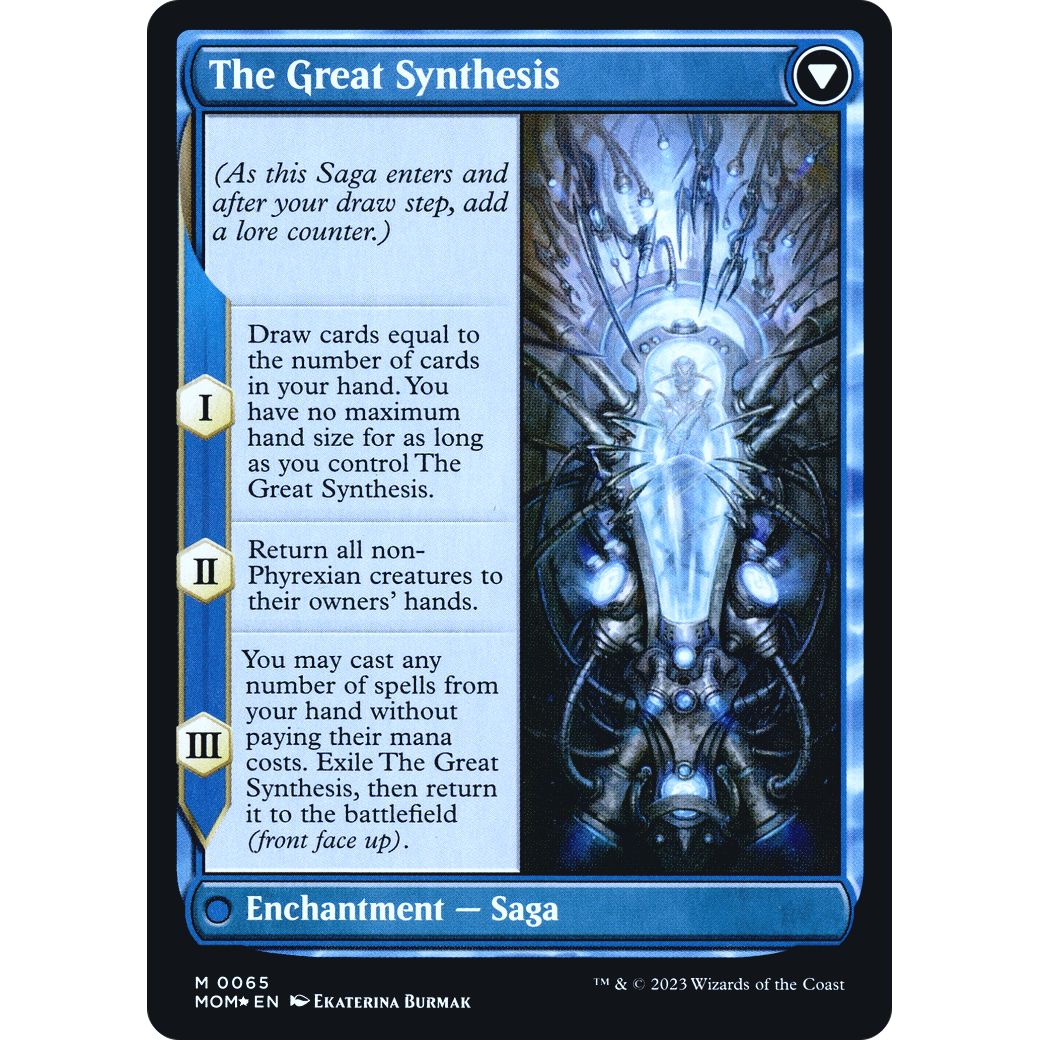 Jin-Gitaxias // The Great Synthesis (PRE-65S) - March of the Machine Promos Foil