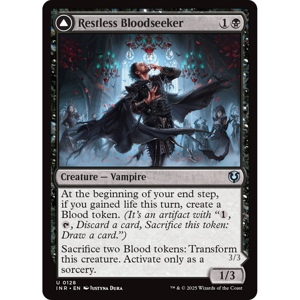 Restless Bloodseeker // Bloodsoaked Reveler (INR-128) - Innistrad Remastered